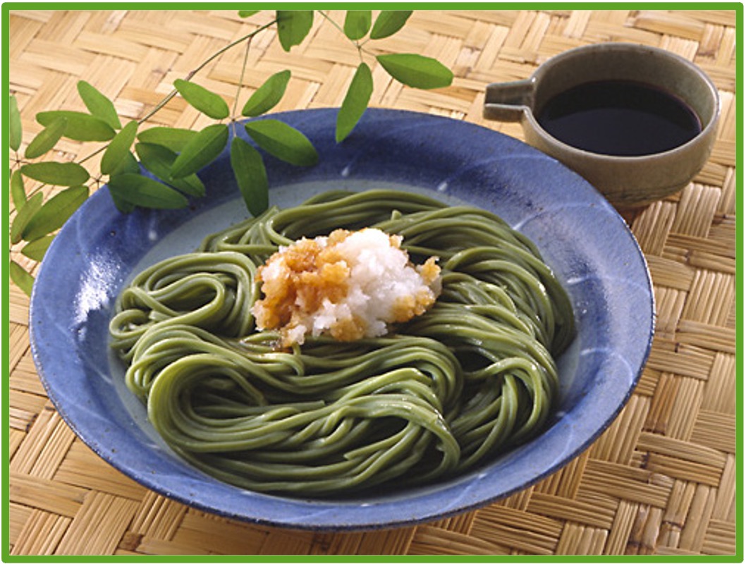 抹茶うどん(きぬあかり)